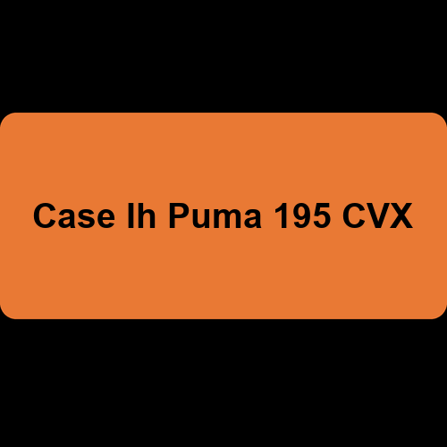 Case Ih Puma 195 CVX